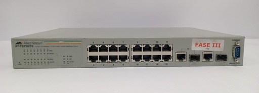 [7702025077526] Switch AT-FS750 No Poe 16 Puertos Allied Telesyn