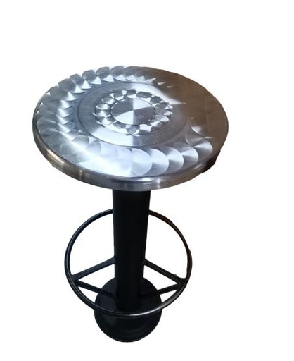 [7702025020355] Butaco de cafeteria con anclaje al piso 68 Cm Gris